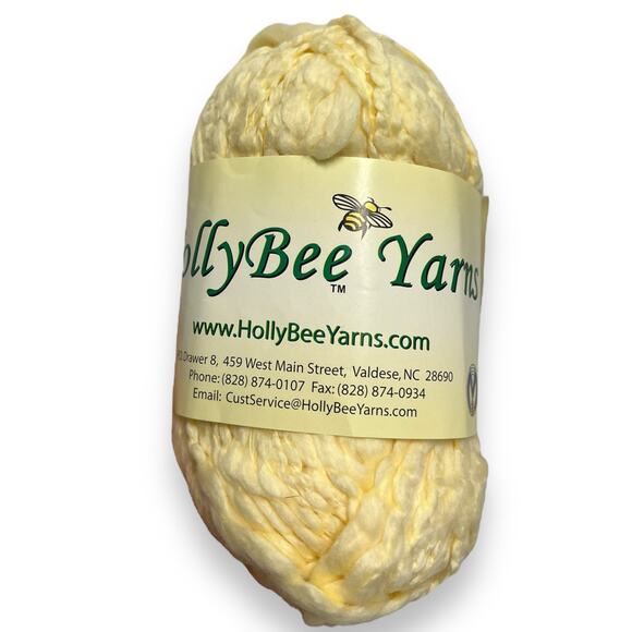 10 Skeins Holly Bee Yarns Cotton Boucle Yarn | A491 Custard Cream - Picture 5 of 8